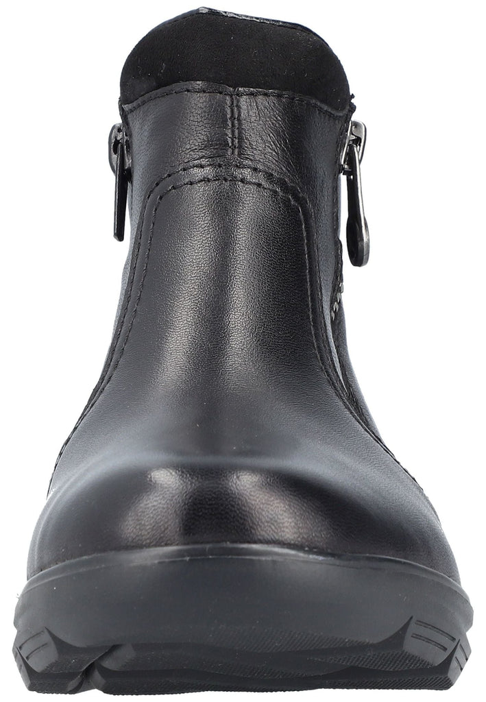 Rieker Stiefelette Leder/Textil Schwarz/Schwarz