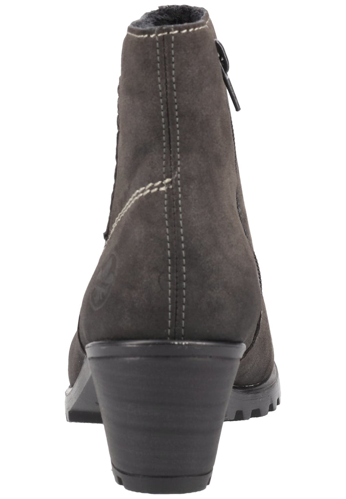 Rieker Stiefelette Lederimitat Anthrazit