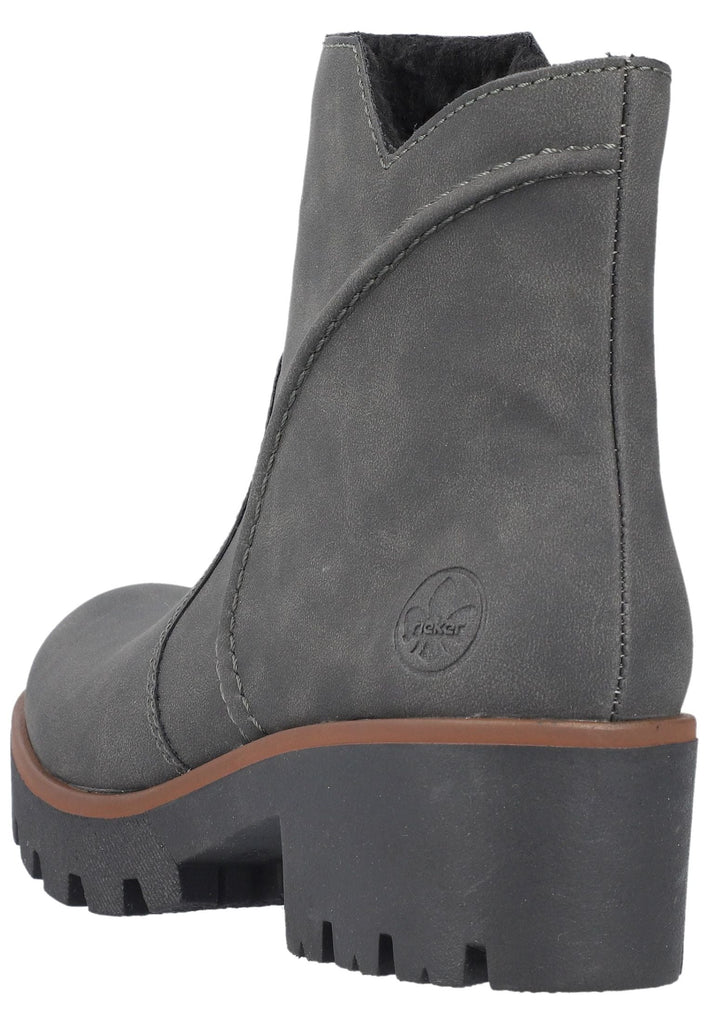 Rieker Stiefelette Lederimitat Antracite