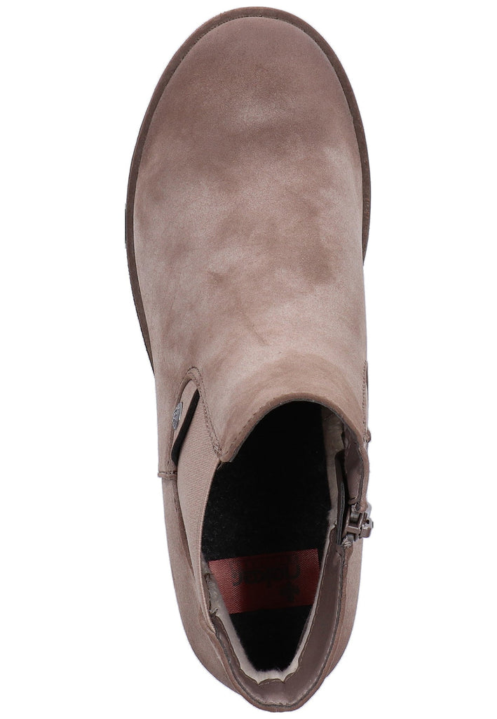 Rieker Stiefelette Lederimitat Beige