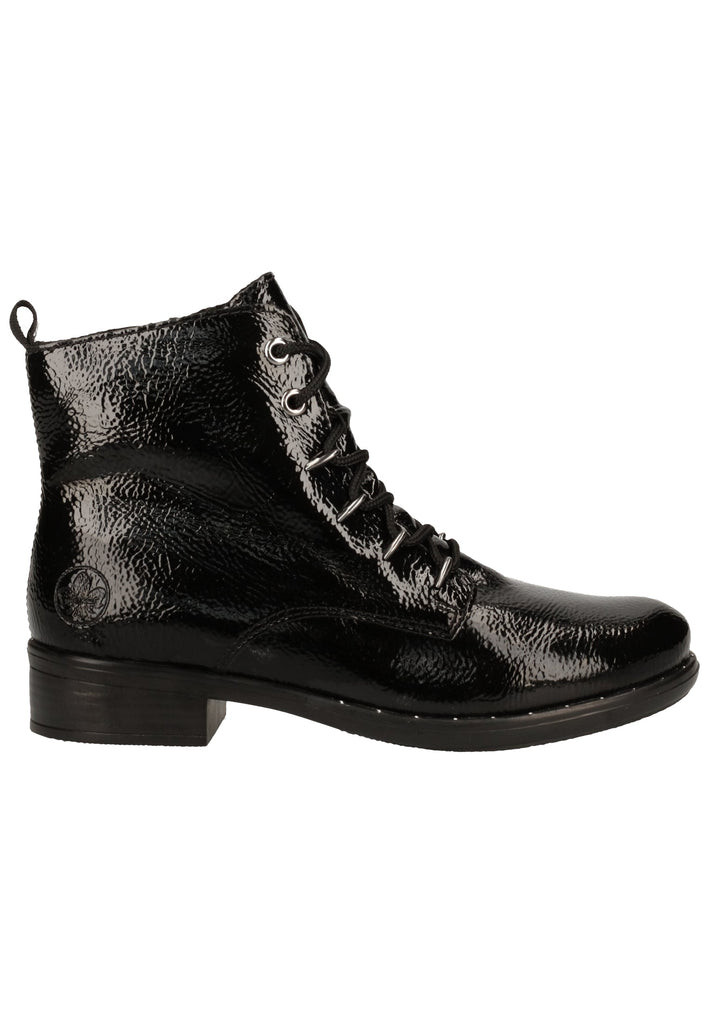 Rieker Stiefelette Lederimitat Black Warmfutter