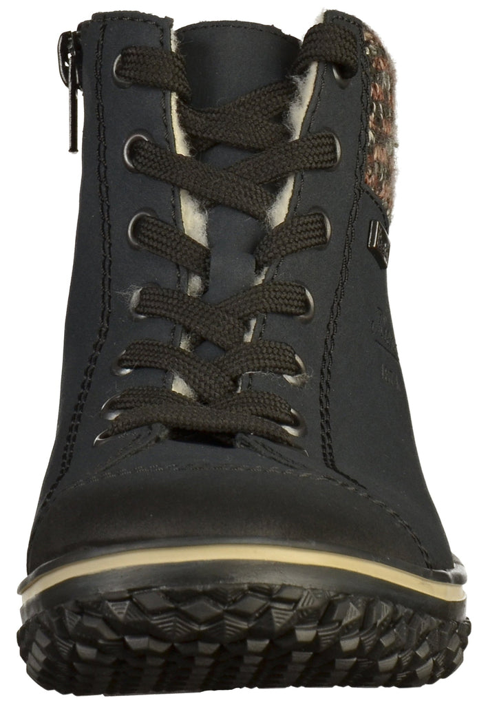 Rieker Stiefelette Lederimitat Blau