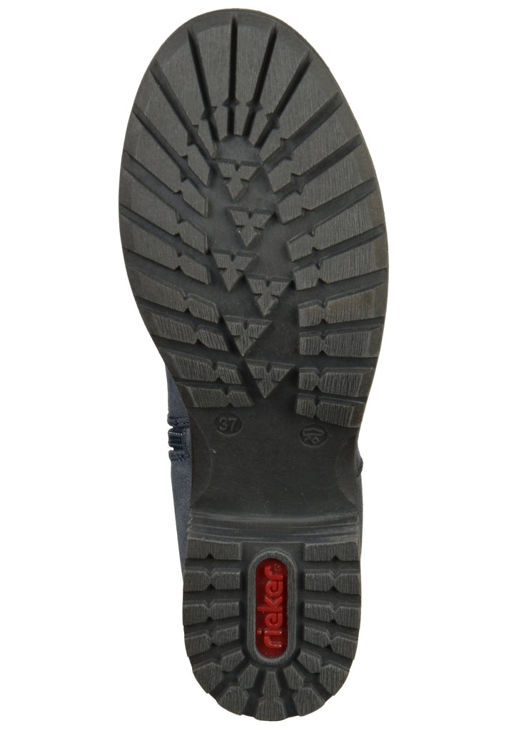 Rieker Stiefelette Lederimitat Blau