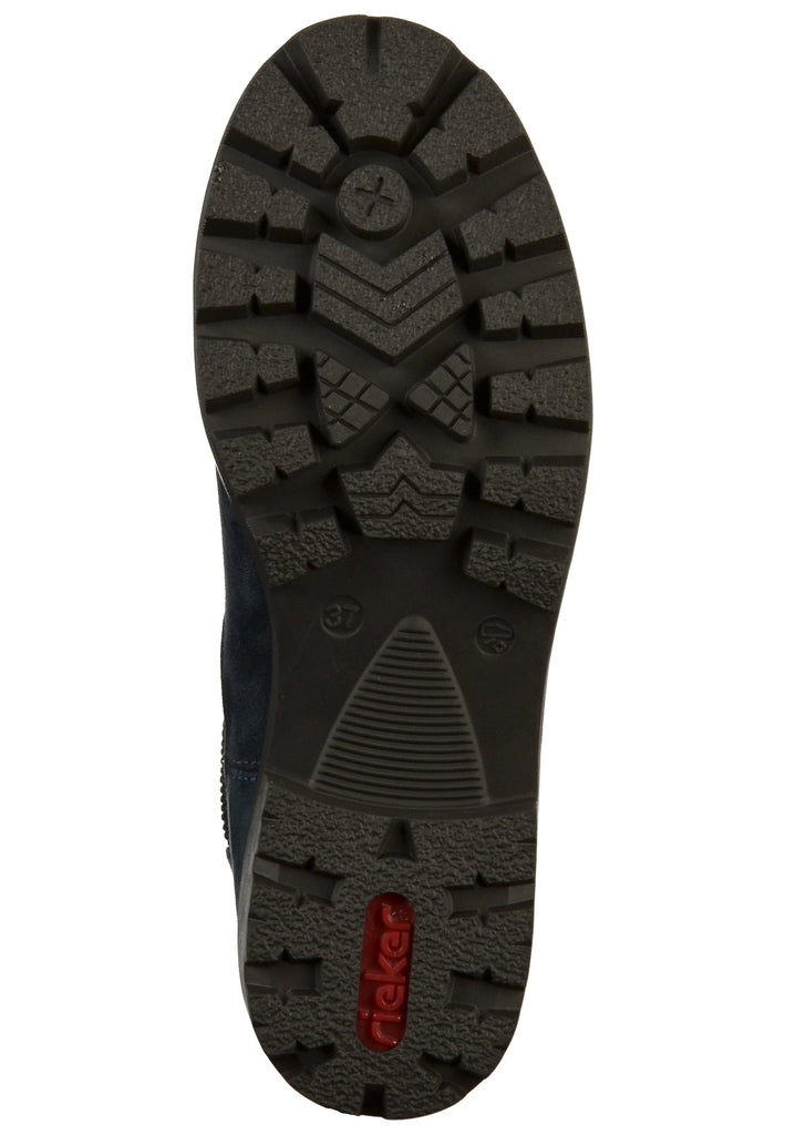 Rieker Stiefelette Lederimitat Blau