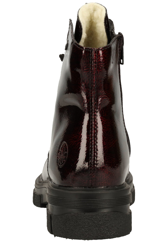 Rieker Stiefelette Lederimitat Bordeaux Warmfutter