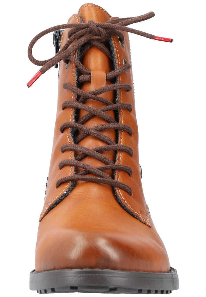 Rieker Stiefelette Lederimitat Braun
