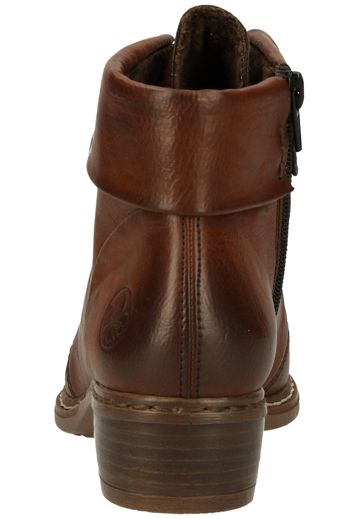 Rieker Stiefelette Lederimitat Brown