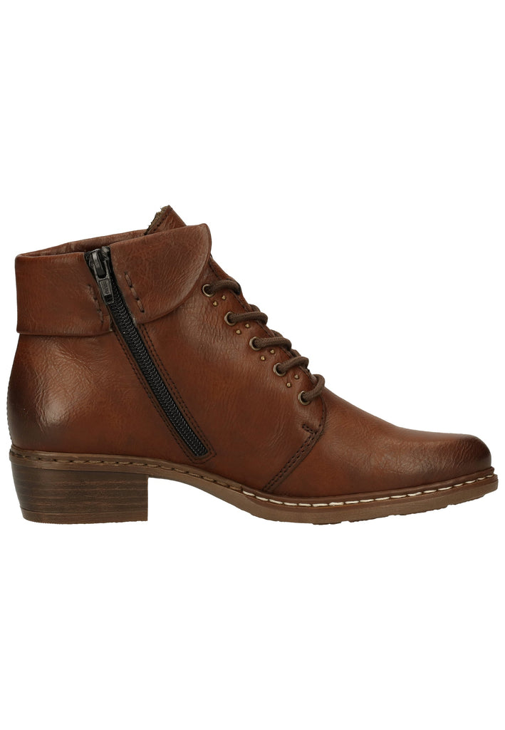 Rieker Stiefelette Lederimitat Brown