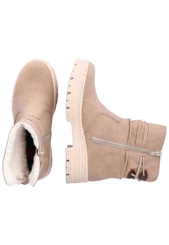 Rieker Stiefelette Lederimitat Camel
