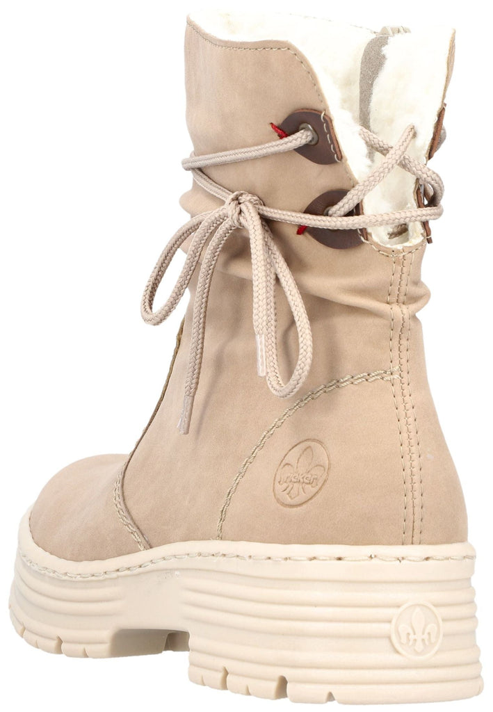 Rieker Stiefelette Lederimitat Camel