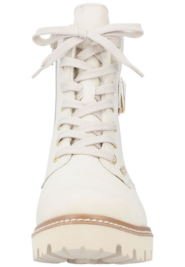Rieker Stiefelette Lederimitat Creme