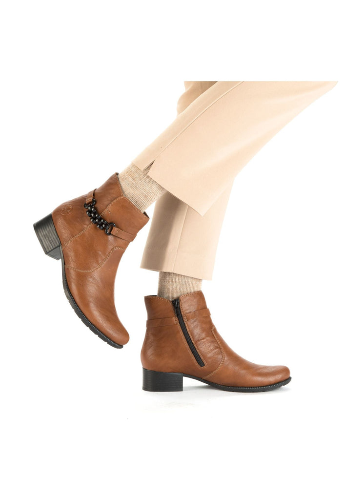 Rieker Stiefelette Lederimitat Cuoio