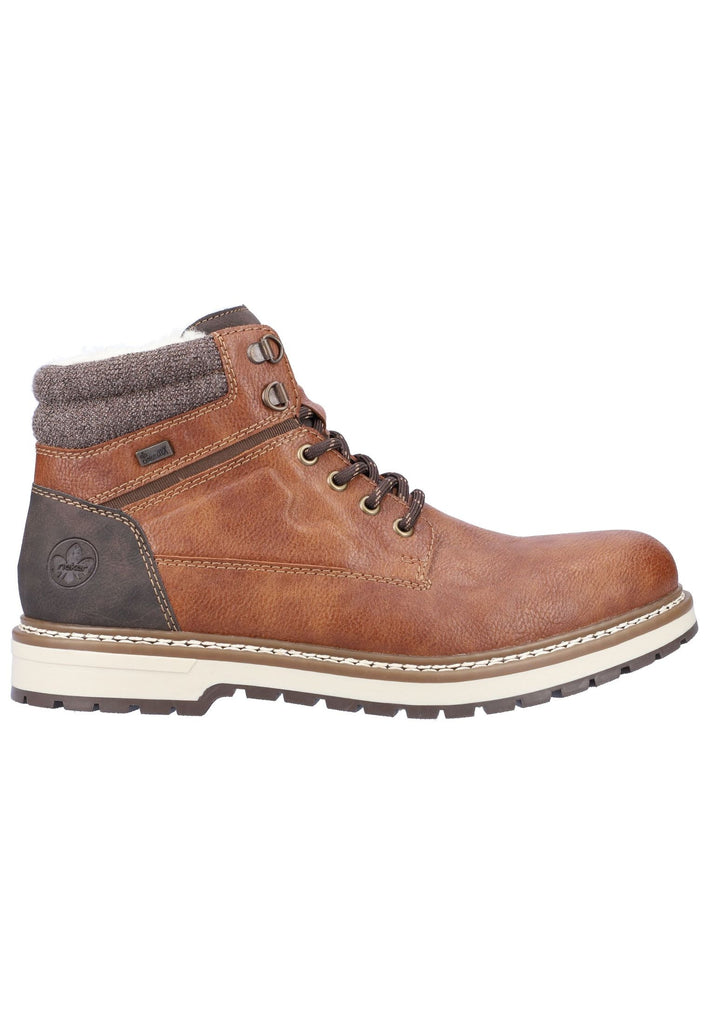 Rieker Stiefelette Lederimitat Dunkelbraun