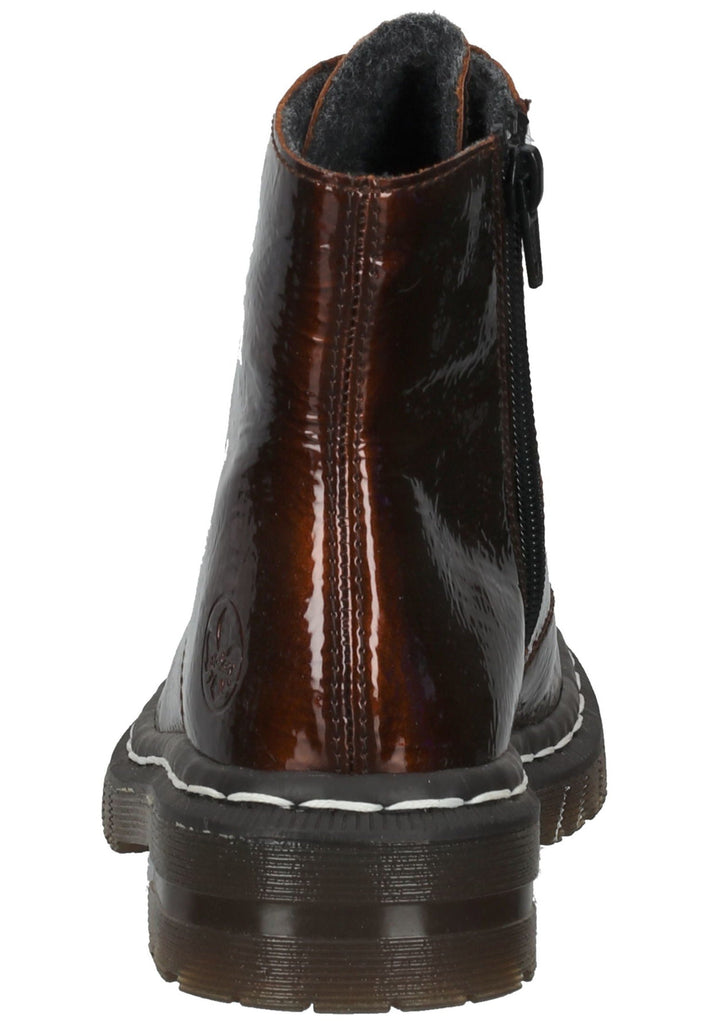 Rieker Stiefelette Lederimitat Dunkelbraun