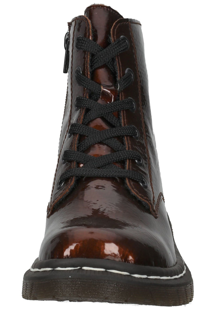Rieker Stiefelette Lederimitat Dunkelbraun