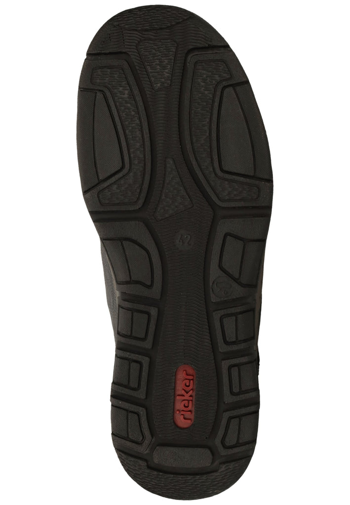 Rieker Stiefelette Lederimitat Dunkelgrau Warmfutter