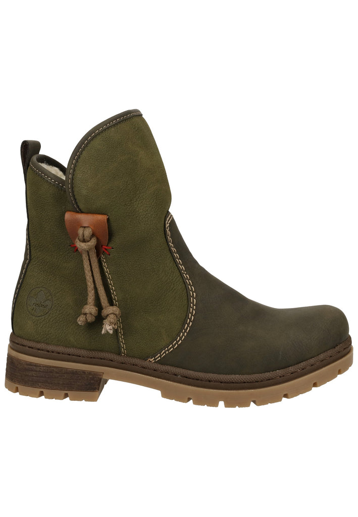 Rieker Stiefelette Lederimitat Forest Warmfutter