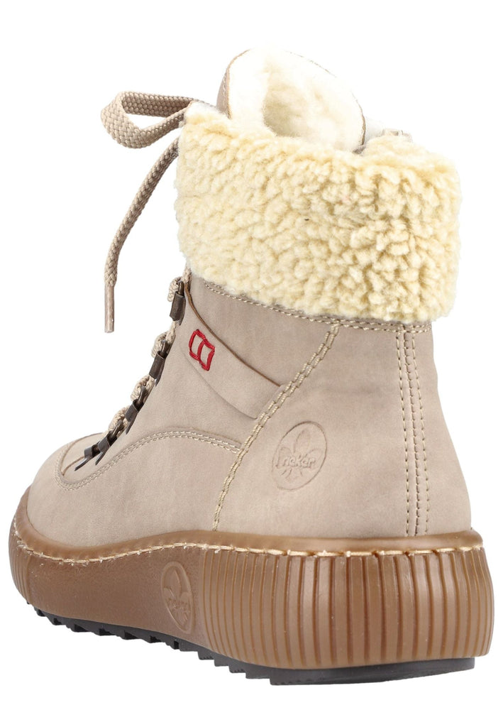 Rieker Stiefelette Lederimitat Grau