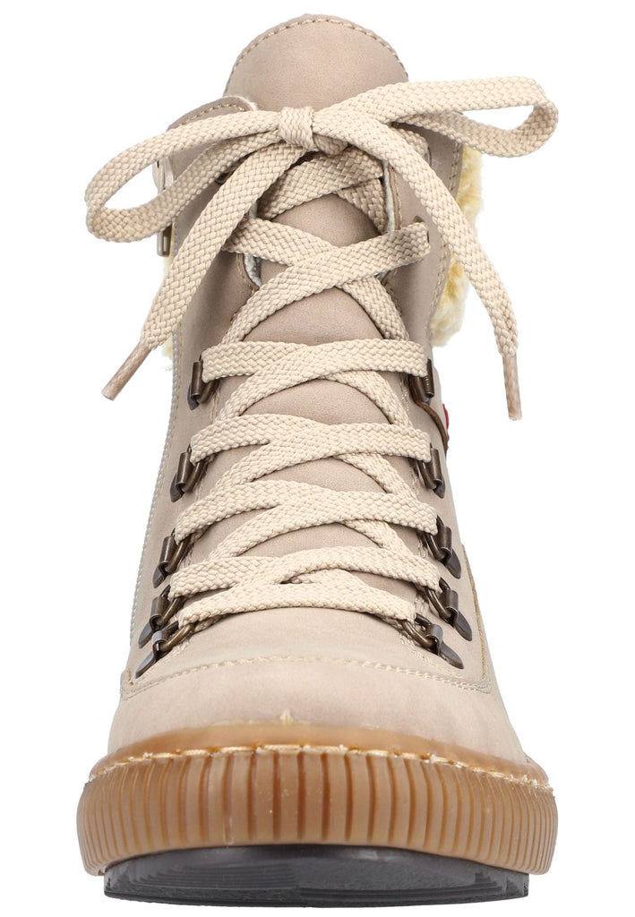 Rieker Stiefelette Lederimitat Grau