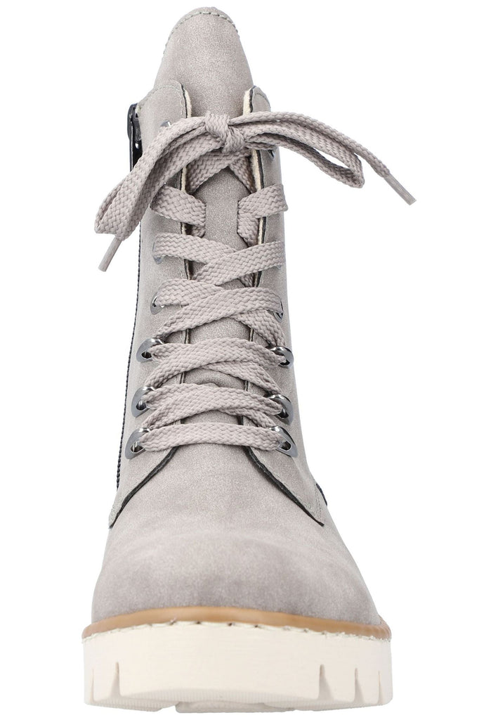 Rieker Stiefelette Lederimitat Grau