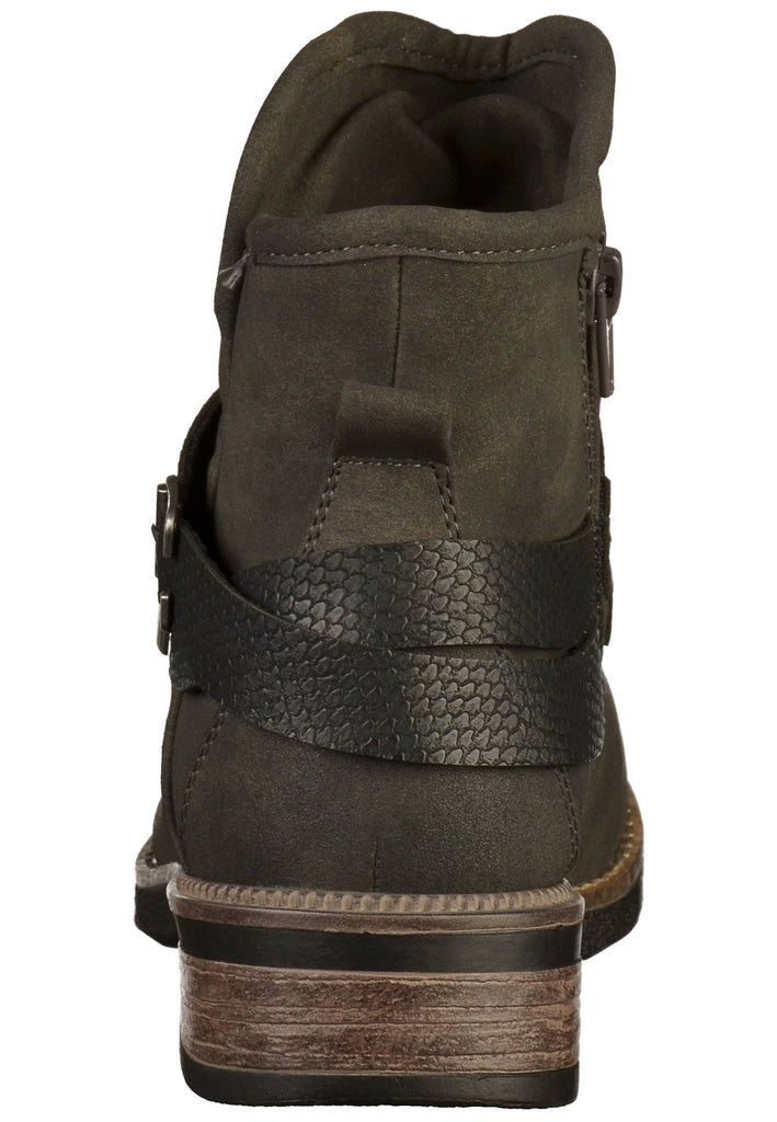 Rieker Stiefelette Lederimitat Grau