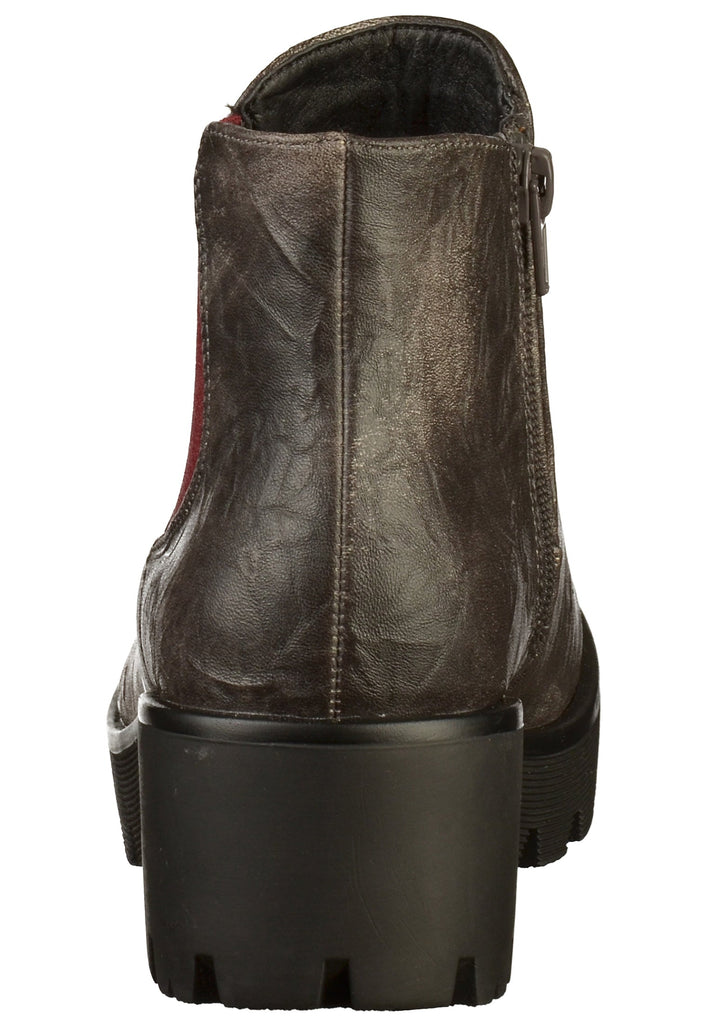 Rieker Stiefelette Lederimitat Grau