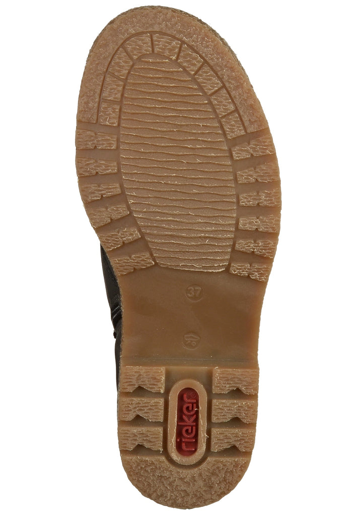 Rieker Stiefelette Lederimitat Grau