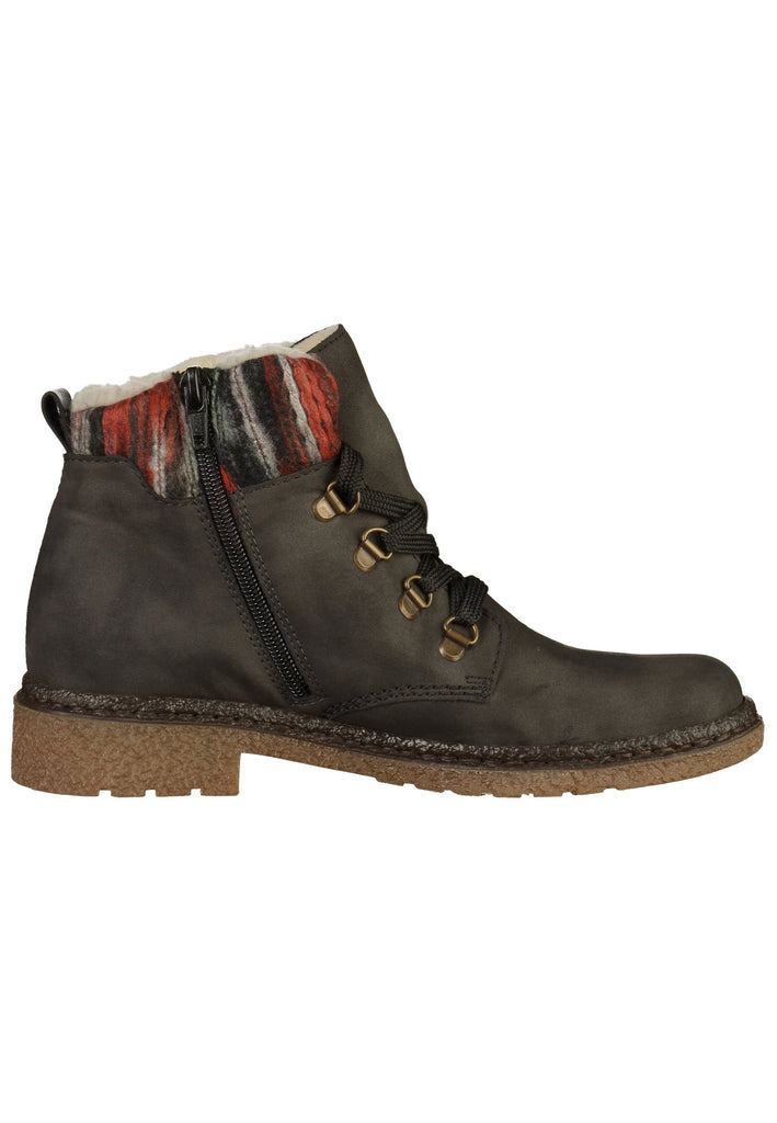 Rieker Stiefelette Lederimitat Grau