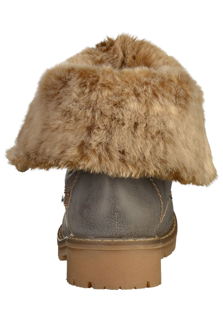 Rieker Stiefelette Lederimitat Grau