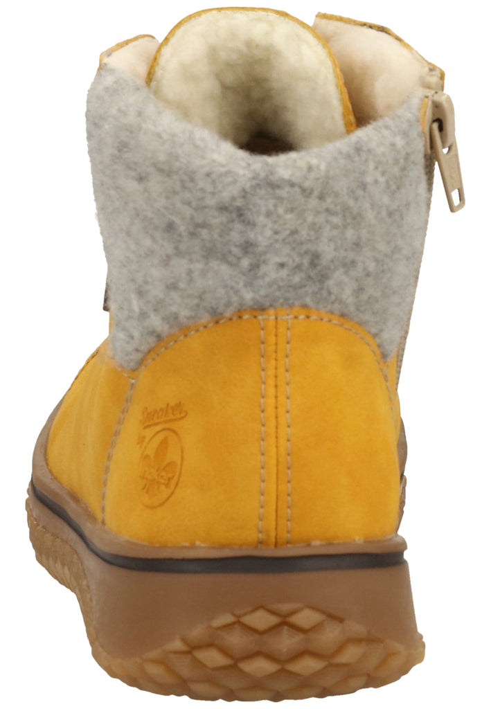 Rieker Stiefelette Lederimitat Honey Warmfutter