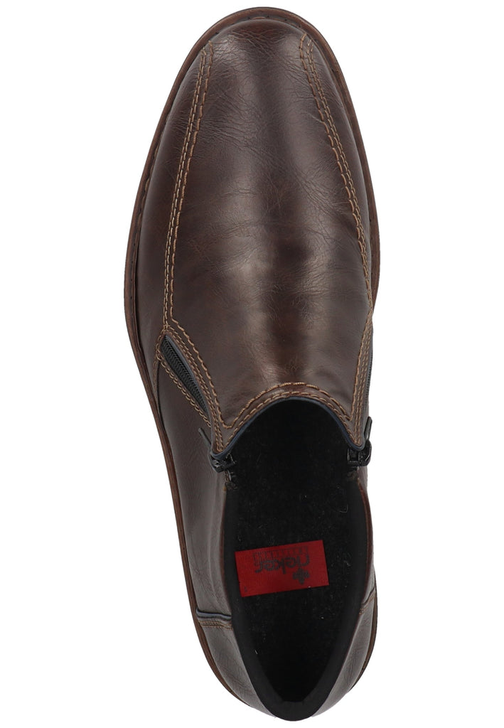 Rieker Stiefelette Lederimitat Kastanie