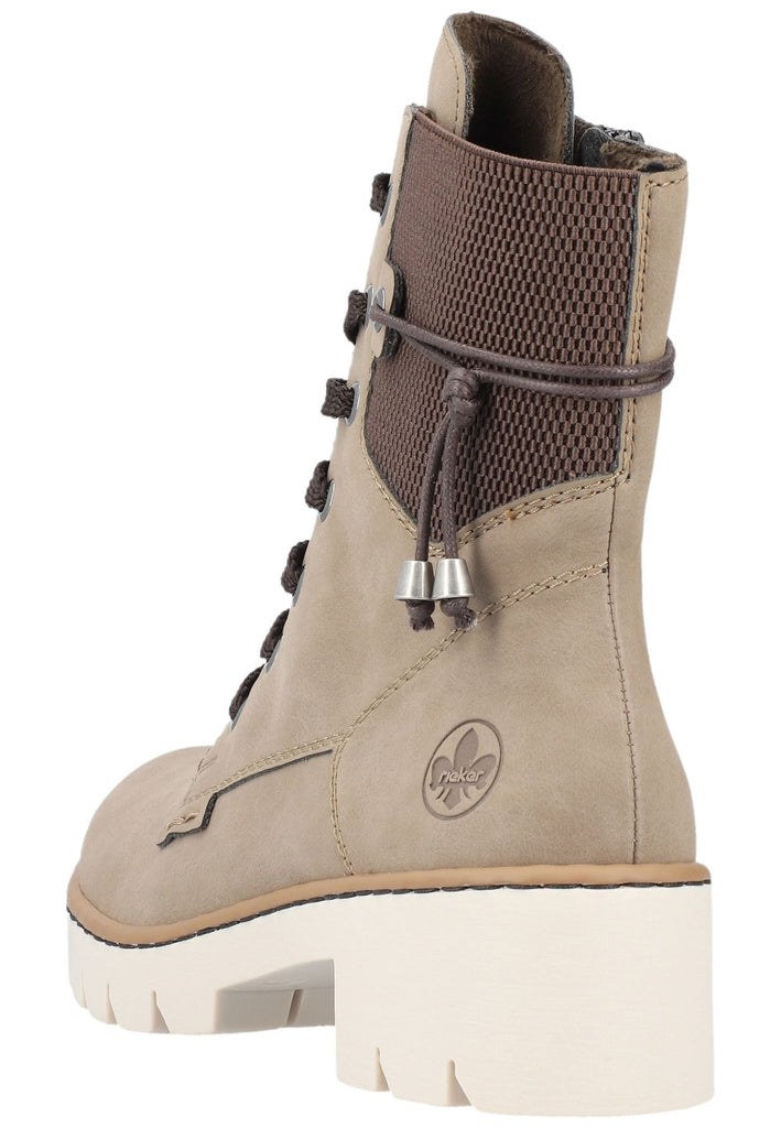 Rieker Stiefelette Lederimitat Leinen