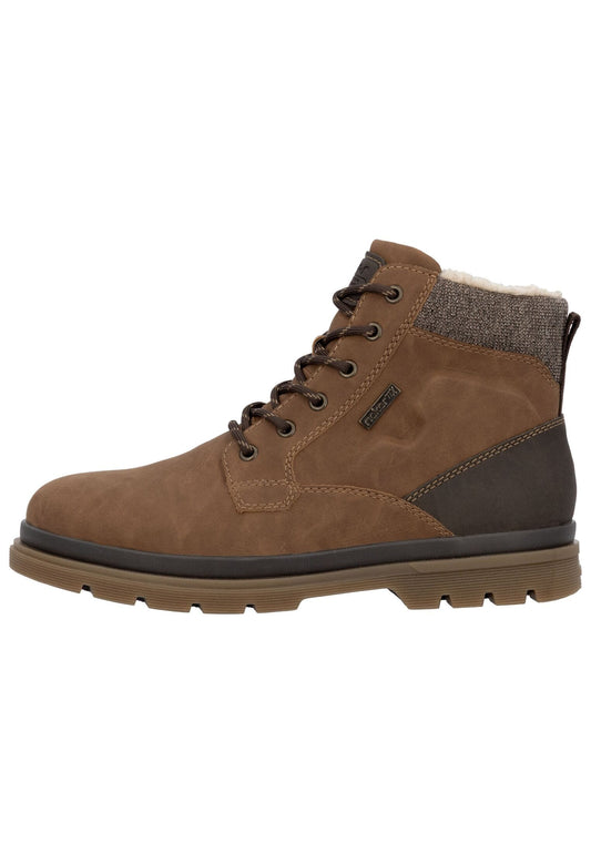 Rieker Stiefelette Lederimitat Moro Warmfutter