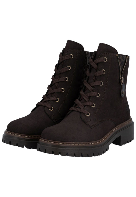 Rieker Stiefelette Lederimitat Nougat