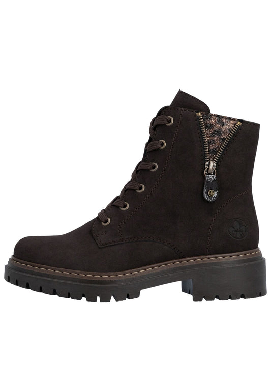 Rieker Stiefelette Lederimitat Nougat