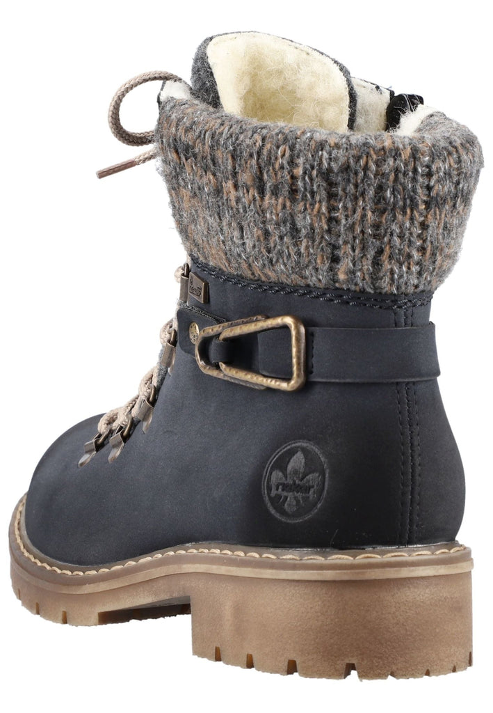 Rieker Stiefelette Lederimitat Pazifik