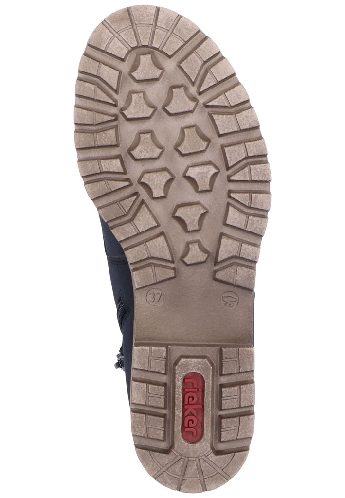 Rieker Stiefelette Lederimitat Pazifik