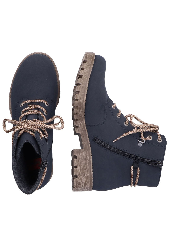 Rieker Stiefelette Lederimitat Pazifik