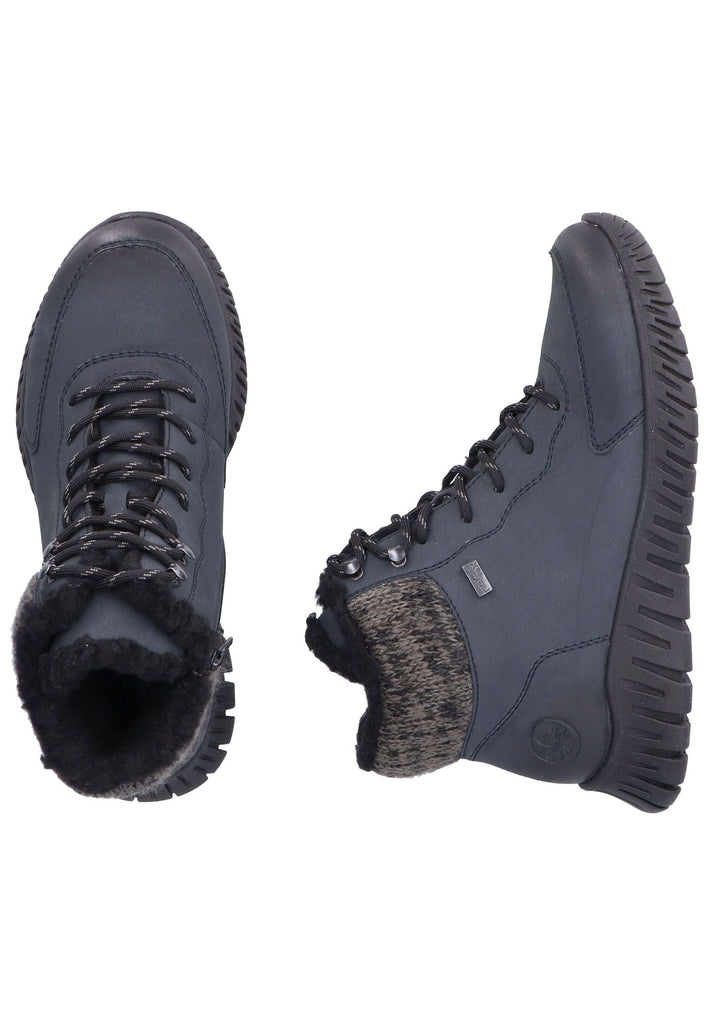 Rieker Stiefelette Lederimitat Pazifik Warmfutter