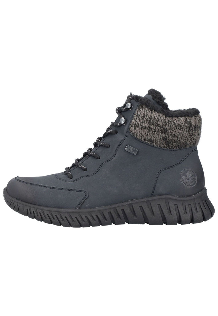 Rieker Stiefelette Lederimitat Pazifik Warmfutter