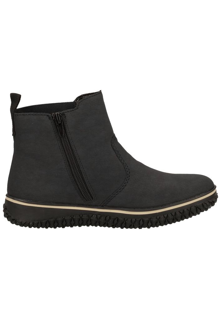 Rieker Stiefelette Lederimitat Pazifik Warmfutter