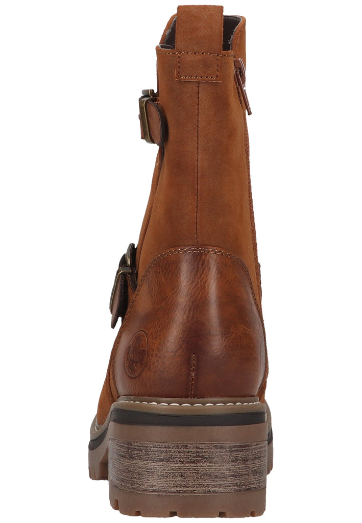 Rieker Stiefelette Lederimitat Reh Warmfutter