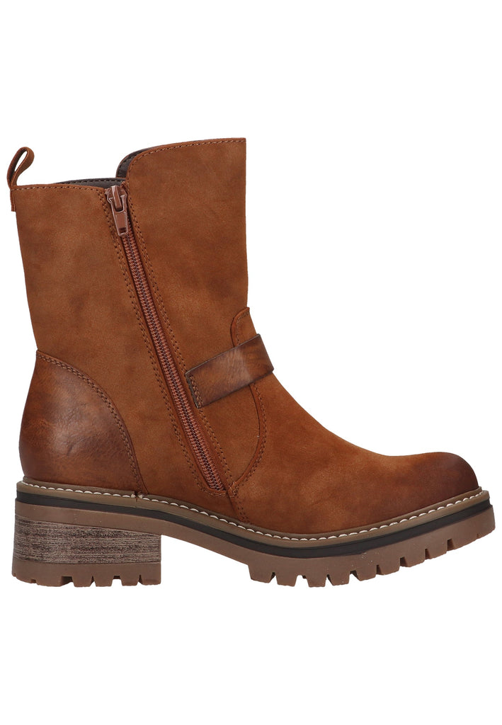 Rieker Stiefelette Lederimitat Reh Warmfutter