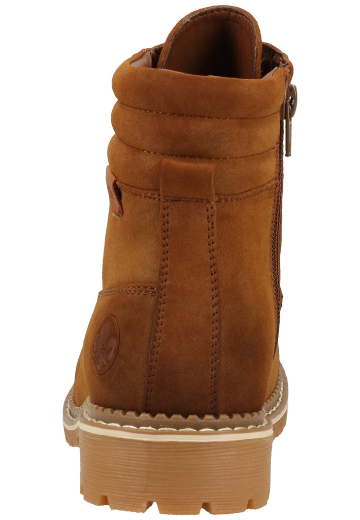 Rieker Stiefelette Lederimitat Reh Warmfutter