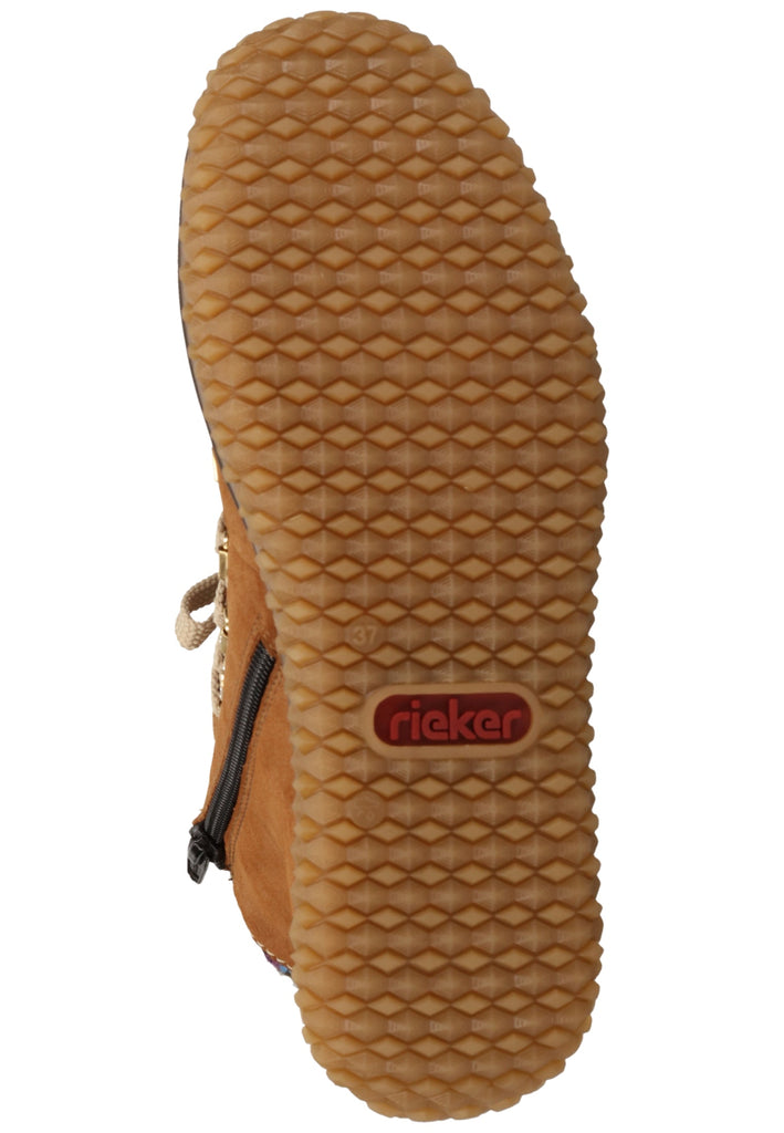 Rieker Stiefelette Lederimitat Reh Warmfutter