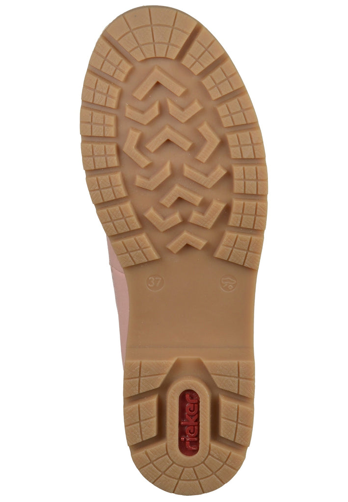 Rieker Stiefelette Lederimitat Rosa