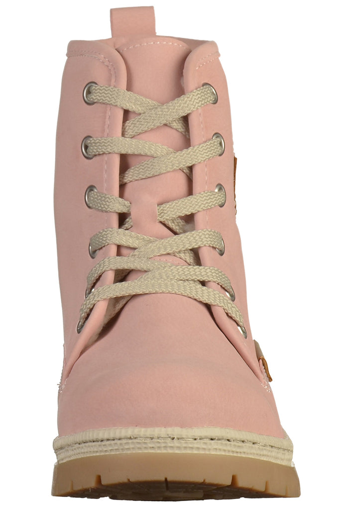 Rieker Stiefelette Lederimitat Rosa