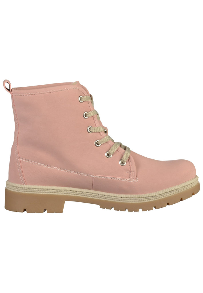 Rieker Stiefelette Lederimitat Rosa
