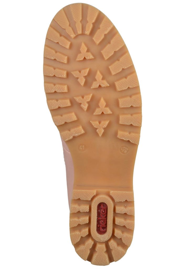 Rieker Stiefelette Lederimitat Rosa