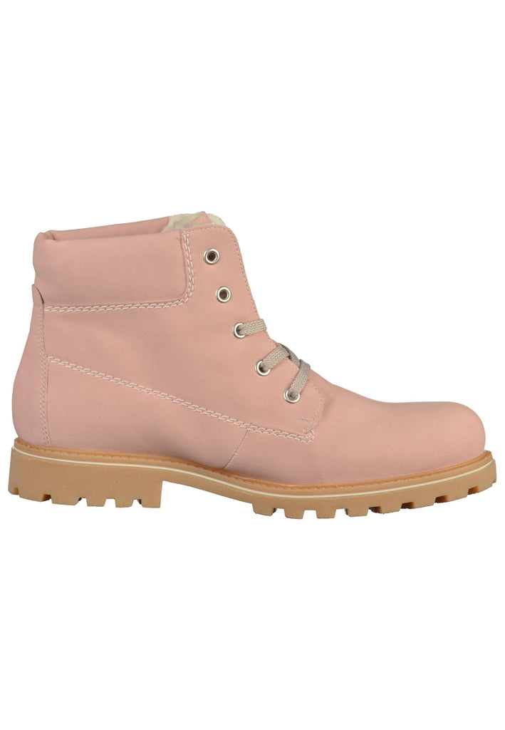 Rieker Stiefelette Lederimitat Rosa